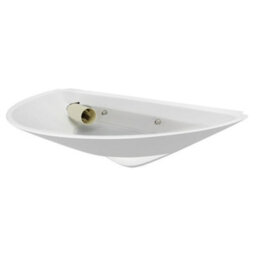 Long Life Lamps Company Modern Half Round Moon White Ceramic Contemporary Indoor Wall Light Lamp B811 M0045 - thumbnail 6
