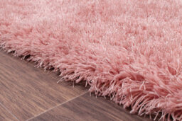 Blush Modern Plain Shaggy Sparkle Rug For Bedroom & Living Room-180Cm X 270Cm - thumbnail 3