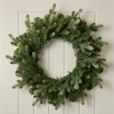 50Cm Olber Natural Christmas Wreath - Green - image 1