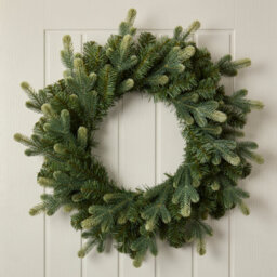 50Cm Olber Natural Christmas Wreath - Green - thumbnail 1