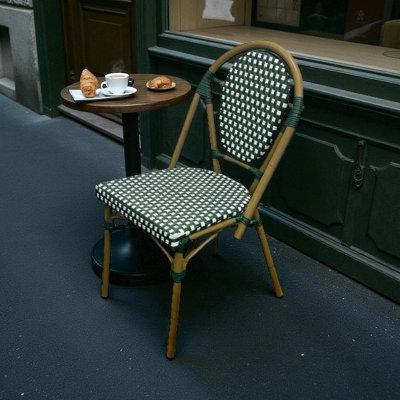 Green Paris Bistro Chairs Cafe & Garden Chair Be Furniture - image 1