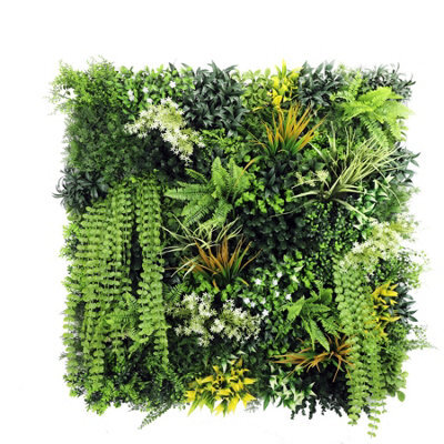 True Products Premium Artificial Green Plant Living Wall Panel 1M X 1M - Amazonian - image 1