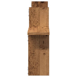Berkfield Wall Shelves 2 Pcs Old Wood 38X12X38 Cm Engineered Wood - thumbnail 5