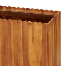Berkfield Rustic Garden Raised Bed 200X30X50 Cm Solid Acacia Wood - thumbnail 5