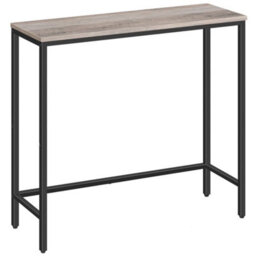 Grey Console Table Compact Display Table Sofa Table 75 X 24 X 75 Cm Entryway - thumbnail 5