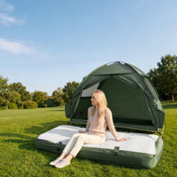 Sobuy Air Bed With Integrated Pillow 75.1X29.9X8.6 Inch Ogs32-Ii-Gr-P01 - Green