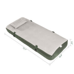 Sobuy Air Bed With Integrated Pillow 75.1X29.9X8.6 Inch Ogs32-Ii-Gr-P01 - Green - thumbnail 2
