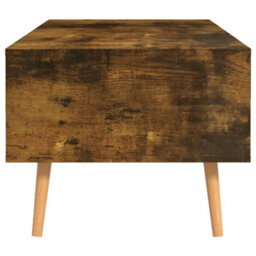 Berkfield Coffee Table Smoked Oak 100X49.5X43 Cm Engineered Wood - thumbnail 6