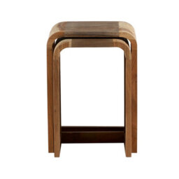 Wyld Haus Los Angeles Reclaimed Wood Nesting Tables Set Of 2 - thumbnail 4