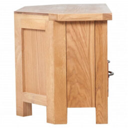 Berkfield Tv Cabinet With Drawer 88 X 42 X 46 Cm Solid Oak Wood - thumbnail 6