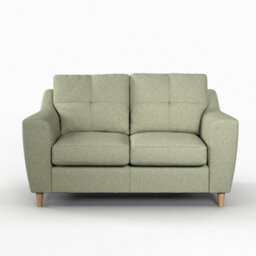 Furnishings For Less UK Baxter Sage Tufted Fabric 2 Seater Sofa - thumbnail 2