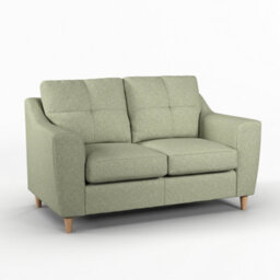 Furnishings For Less UK Baxter Sage Tufted Fabric 2 Seater Sofa - thumbnail 1