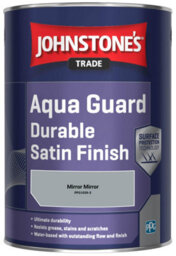 Johnstone's Trade Wood & Metal Aqua Guard Durable Satin Paint Mirror Mirror (Ppg1039-3) 1L - thumbnail 2