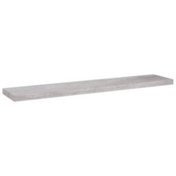 Vidaxl Floating Wall Shelves 2 Pcs Concrete Grey 120X23.5X3.8 Cm Mdf - thumbnail 4
