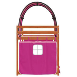 Berkfield Bunk Bed Without Mattress Pink 90X200 Cm Solid Wood Pine - thumbnail 6