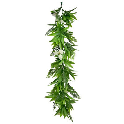True Products Artificial Hawaiian Hanging Leaf Trailing Vine Garland 65Cm - image 1