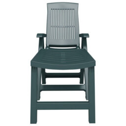 Vidaxl Sun Lounger Green Plastic - thumbnail 3