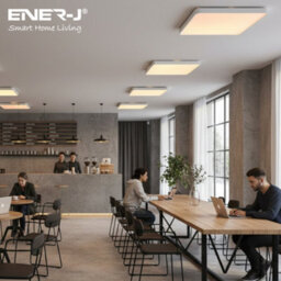Ener-J 24W Scenic Surface Led Ceiling Light Cct Rgbic Square 380mm White - thumbnail 4