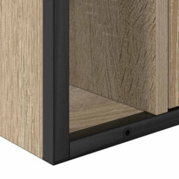 Walplus Bathroom Furniture Set With Shelf 3 Pcs Brown 60 X 30 X 60 Cm - thumbnail 9