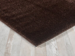 Smart Living Shaggy Soft Area Rug, Fluffy Living Room Carpet, Kitchen Floor, Bedroom Ultra Soft Rugs 80Cm X 150Cm - Brown - thumbnail 3