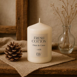 Marco Paul Small Scented Pillar Candle - Fresh Cotton - thumbnail 9