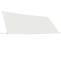 Berkfield Retractable Awning 350X150 Cm Cream - thumbnail 4