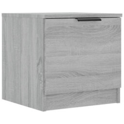 Berkfield Bedside Cabinets 2 Pcs Grey Sonoma 40X39X40 Cm - thumbnail 6