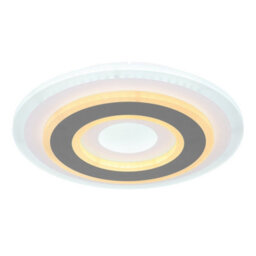 Luminosa Lighting Luminosa Sabatino 30Cm Integrated Led Semi Flush Ceiling Light White Led Dimmable 3000-6000K Remote Control - thumbnail 3