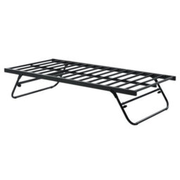 OAT Home Mayfair White & Brass Single French Metal Day Bed Frame & Guest Trundle - thumbnail 7