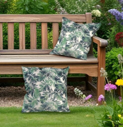 Luxury Living Jungle Outdoor Water-Repellant Cushion - Pair - thumbnail 1