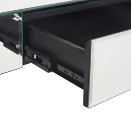 Beliani Coffee Table Nesle With Storage Mirrored Silver - thumbnail 8
