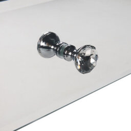 Beliani Coffee Table Nesle With Storage Mirrored Silver - thumbnail 9