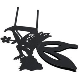 AB Tools Set Of 4 Small Black Fairy Silhouettes With Stake Garden Deco Ornament - thumbnail 4