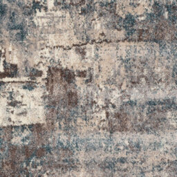 Livabliss Round Ankara-Abstract Blue Beige Modern Marble Living Dining Bedroom Rug 200 X 200 Cm Easy Care, Non Shedding - thumbnail 7