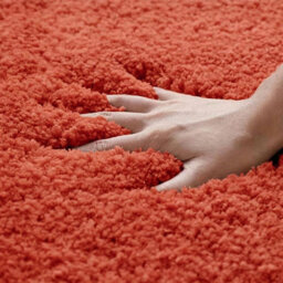 Allure Bath Fashions Deep Pile Microfibre Non Slip Bath Mat Set - Terracotta - thumbnail 3