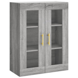 Berkfield Highboard Grey Sonoma 69.5X34X180 Cm Engineered Wood - thumbnail 5