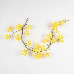 Scottish Everlastings Ltd. Scottish Everlastings 115Cm Artificial Magnolia Yellow Star Flower Garland - Pack Of 2 - thumbnail 2