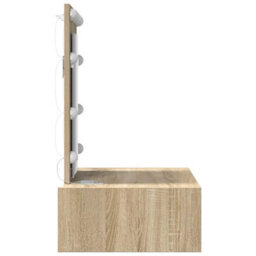 Walplus Dressing Table Brown 60 X 40 X 70 Cm Engineered Wood - thumbnail 6