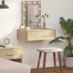 Walplus Dressing Table Brown 60 X 40 X 70 Cm Engineered Wood