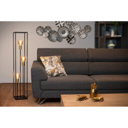 Lucide Ruben 3 Light Floor Lamp Black - thumbnail 4