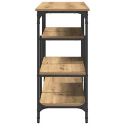 Walplus Console Table With Shelf Artisan Oak 100 X 35 X 75 Cm - thumbnail 6