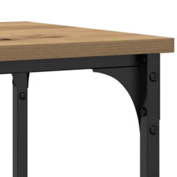 Walplus Console Table With Shelf Artisan Oak 100 X 35 X 75 Cm - thumbnail 8