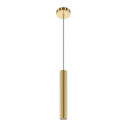 Luminosa Lighting Luminosa Pro Focus Modern Slim Pendant Ceiling Light Brass 1Xgu10 - thumbnail 1