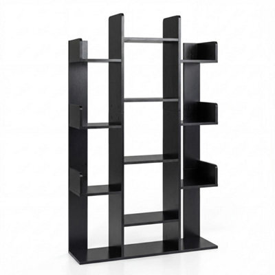Tree Bookshelf Bookcase Corner Books Storage Organizer Display Shelf - image 1