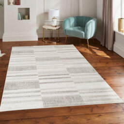 Mabel Modern Contemporary Living Room Area Rug - Abstract Seamless Geometric Design Stone-Patch 160X230 Cm - thumbnail 1