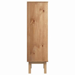 Berkfield Rustic Shoe Cabinet Otta With 3 Drawers Brown&grey Solid Wood Pine - thumbnail 5