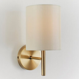 Luminosa Lighting Luminosa Brio 1 Light Indoor Wall Light Antique Brass, E14 - thumbnail 2