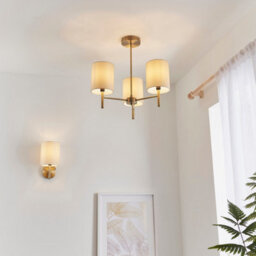 Luminosa Lighting Luminosa Brio 1 Light Indoor Wall Light Antique Brass, E14 - thumbnail 3