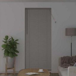 Walplus Window Blind With Curtains Manual Silver Aluminium - thumbnail 3