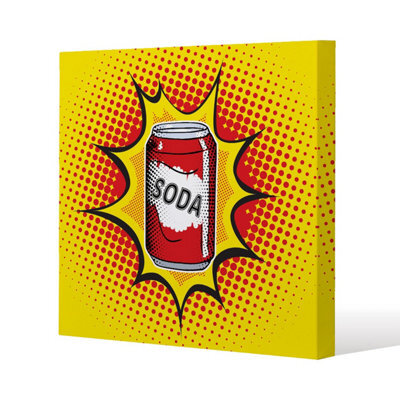 Andrew Lee Retro Style (Canvas Print) / 101 X 101 X 4Cm - image 1